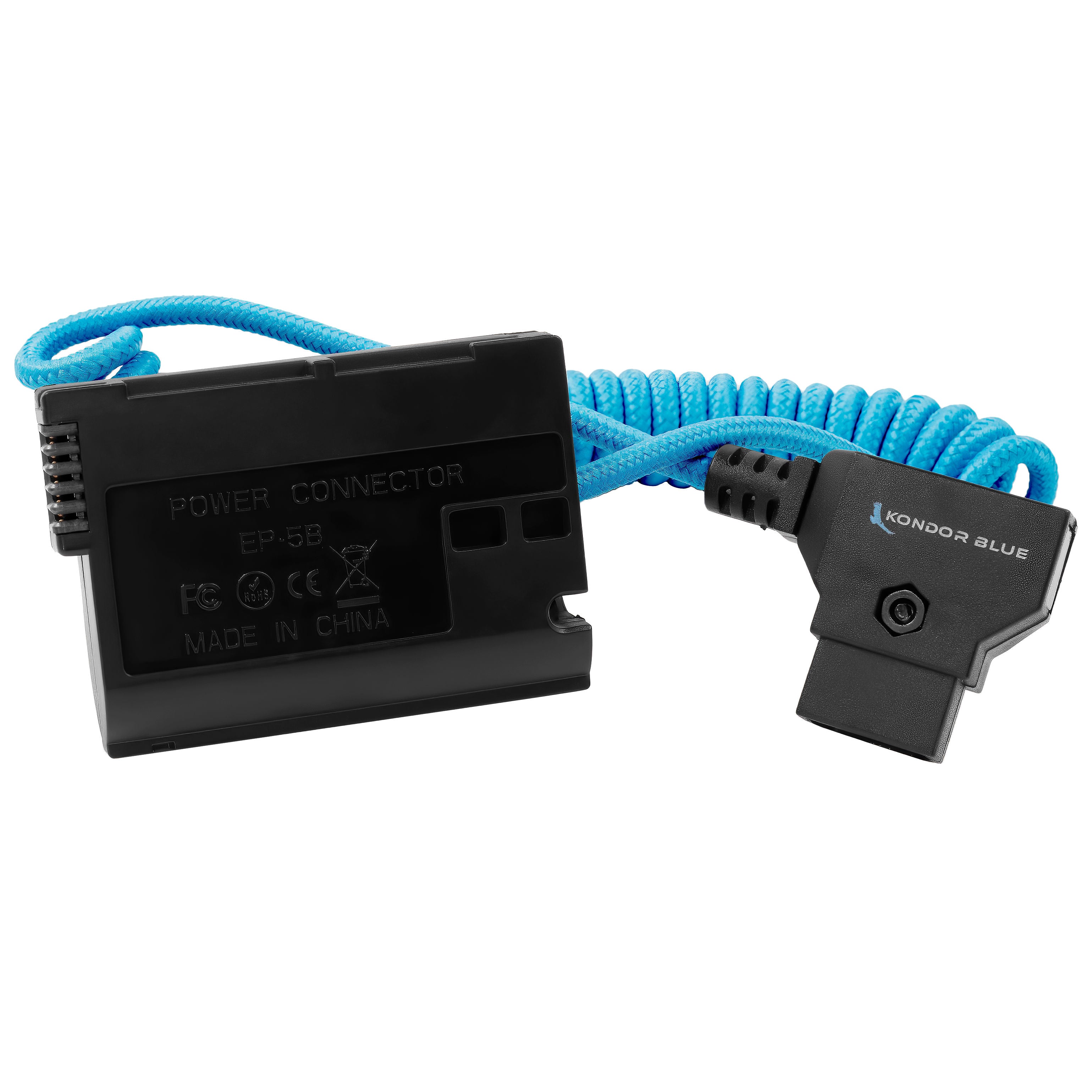 D-Tap to Nikon Z EN-EL15 Dummy Battery Cable | Kondor Blue