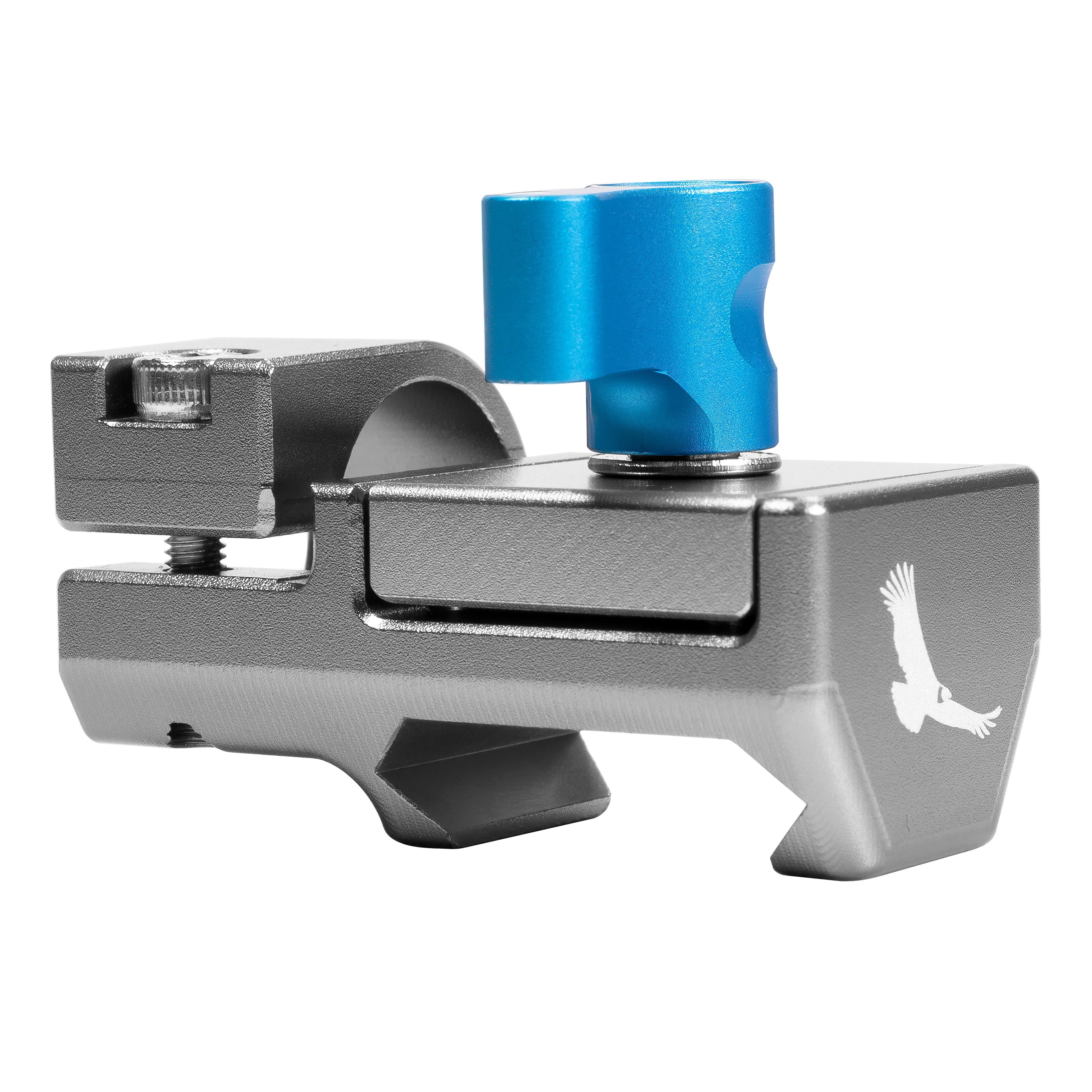 NATO Single Rod Clamp 15mm - Gray or Black | Kondor Blue