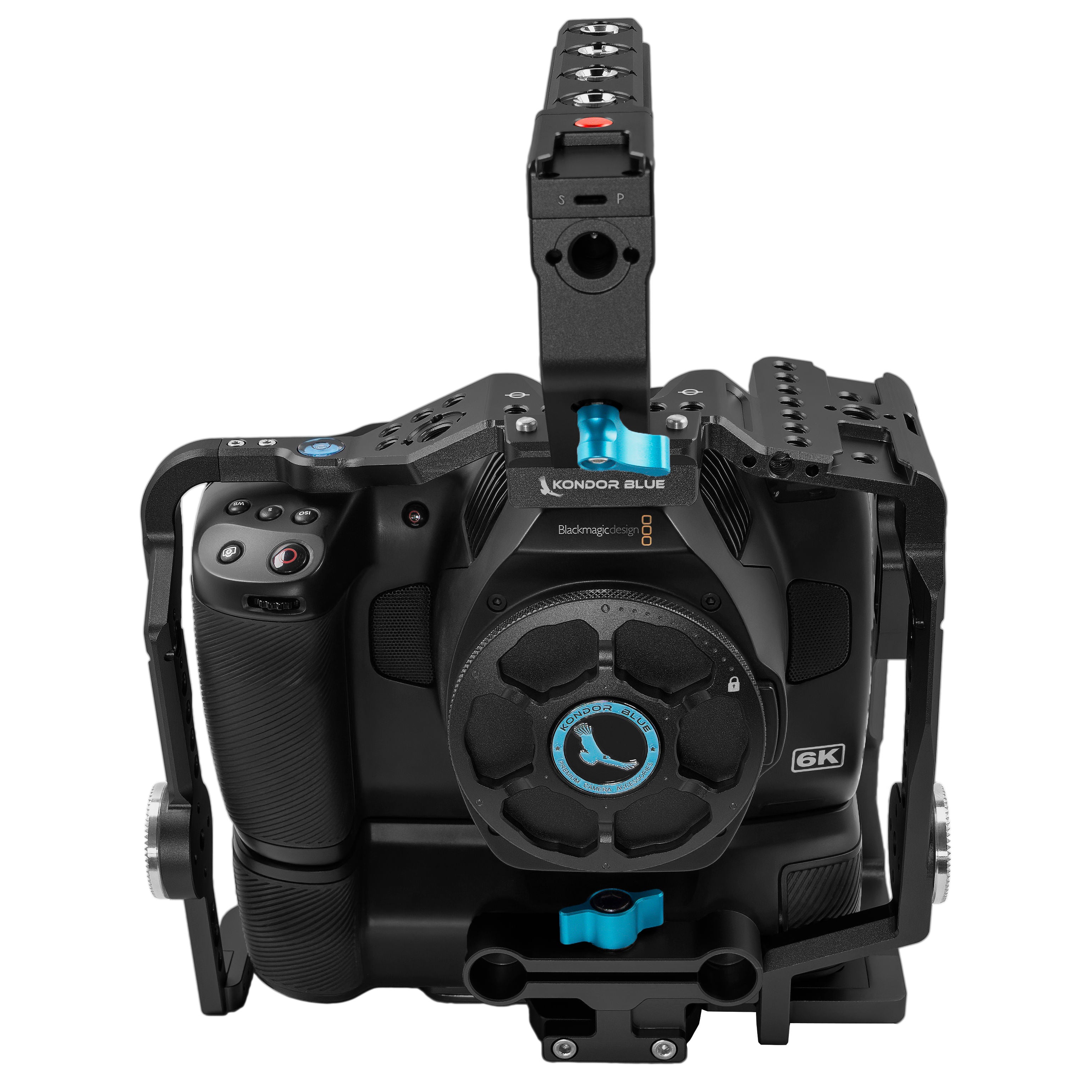 Blackmagic Pocket 6K Pro Cage | BMPCC 6K Pro Cage – Kondor Blue