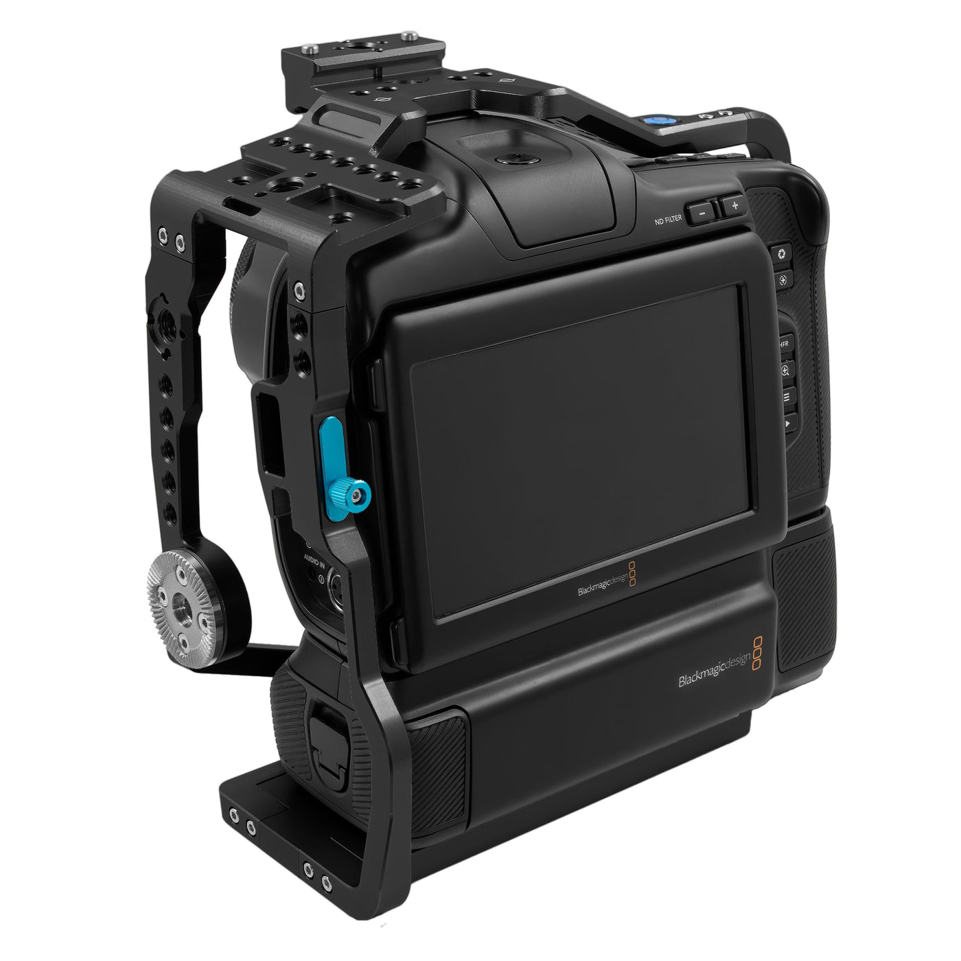 BMPCC 6K Pro Cage with Battery Grip | Kondor Blue