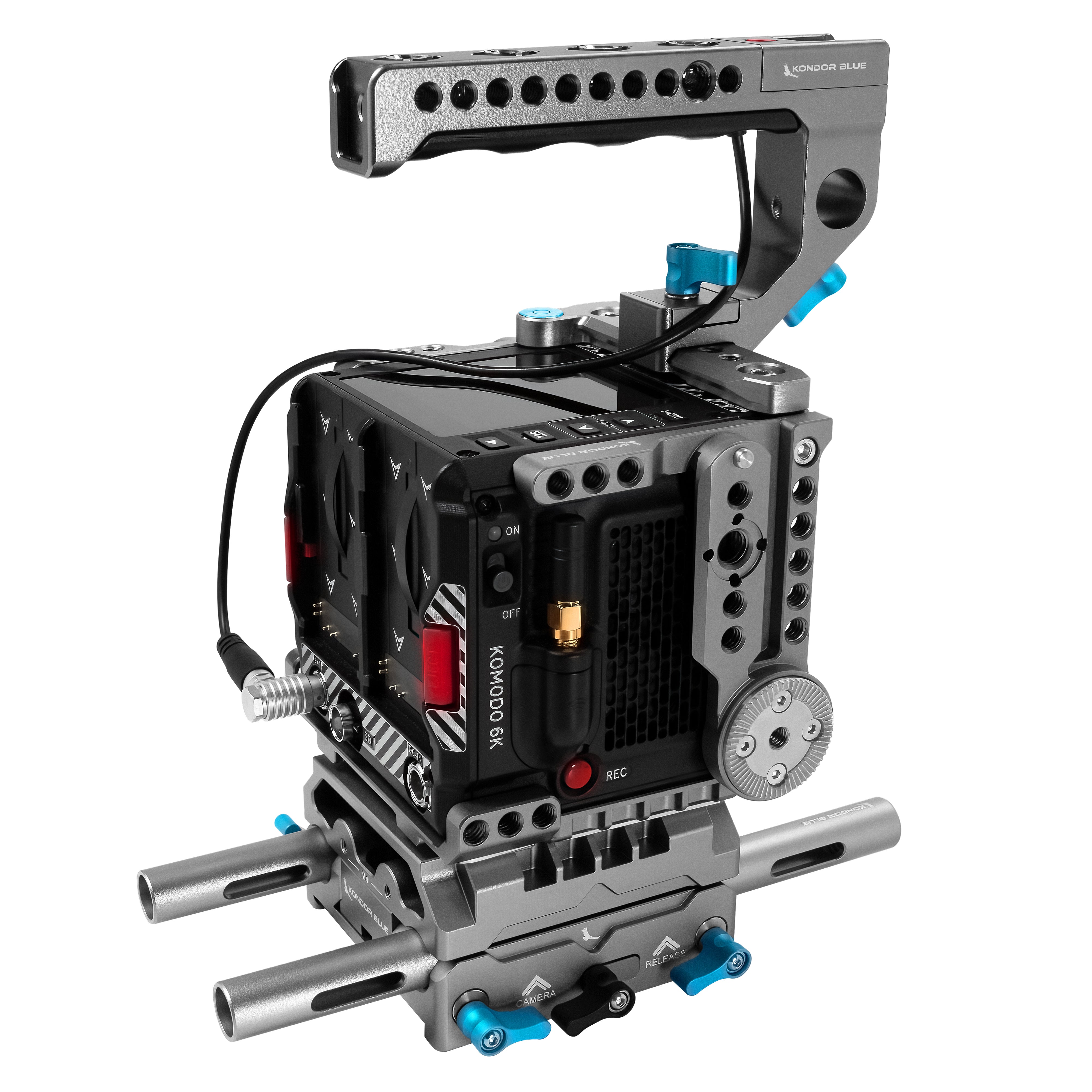 Kondor Blue RED KOMODO Cage w/ Optional Top Handle