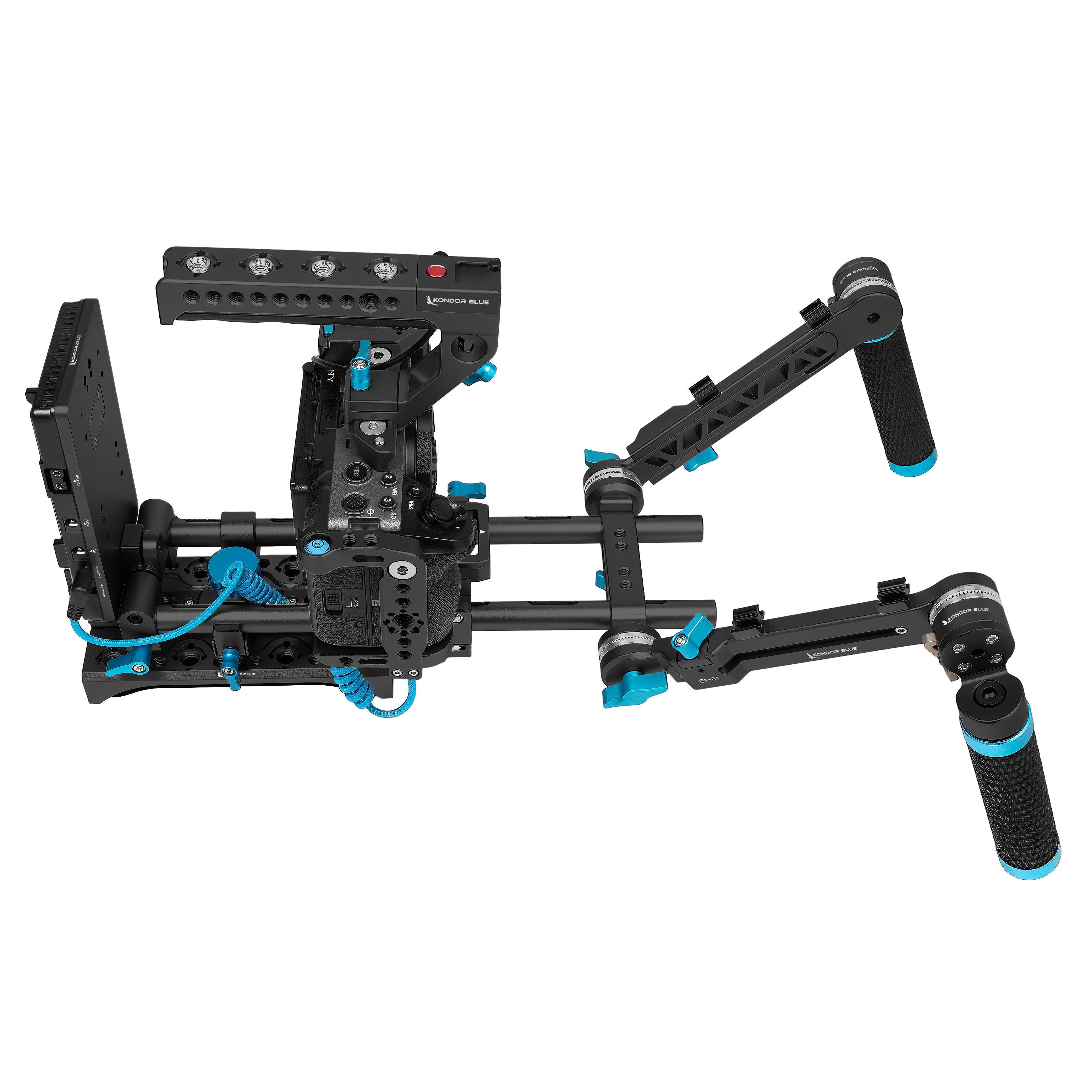 Sony FX3 Ultimate Cinema Rig - Space Gray or Raven Black | Kondor Blue