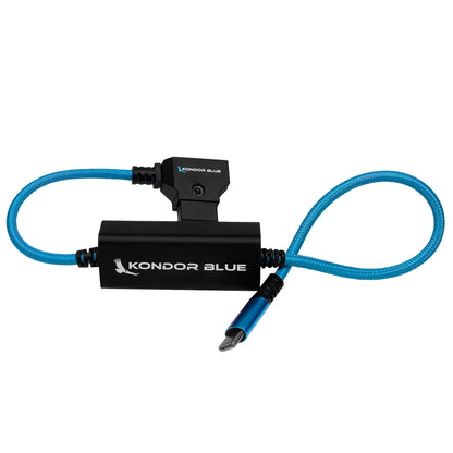 16" D-Tap to USB-C Power Delivery Cable for Mirrorless Cameras & Laptops