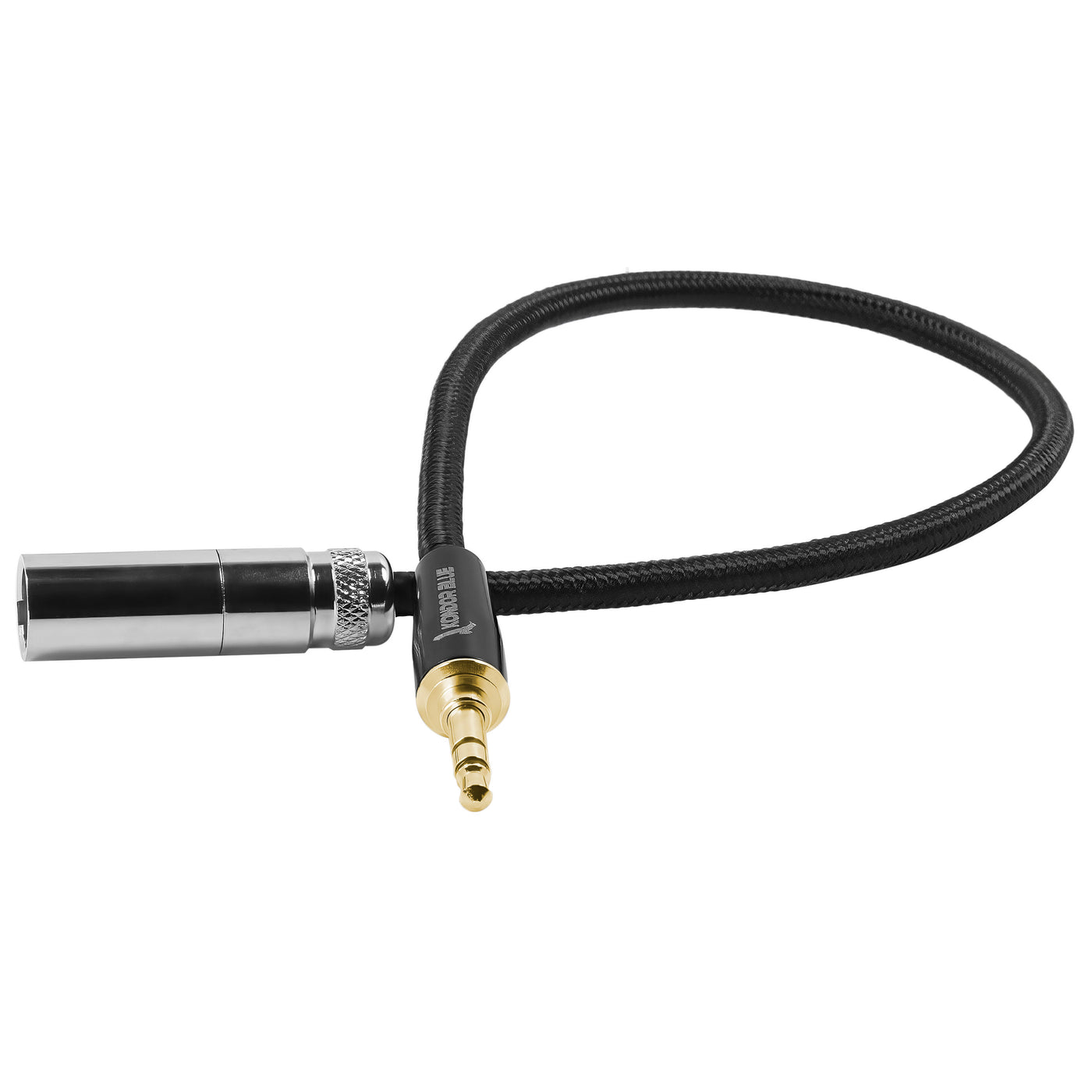 14” Mini XLR to Gold 3.5mm Stereo Plug for Line Level Devices