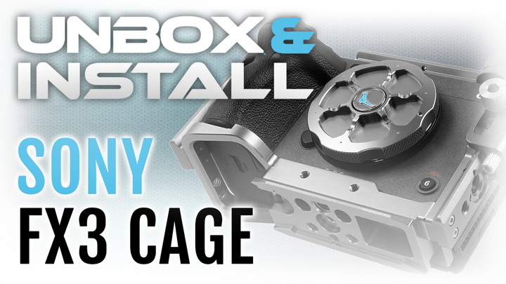 Kondor Blue Sony FX3/FX30 Cage - Space Gray or Raven Black