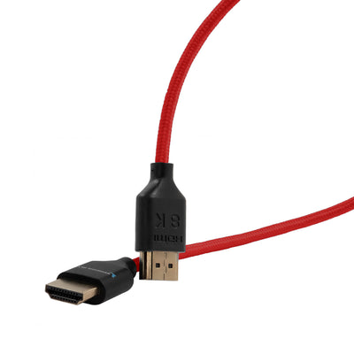 8K HDMI 2.1 17" Braided Cable for On-Camera Monitors