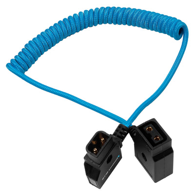 D-Tap Extension Male to Female Coiled Cable