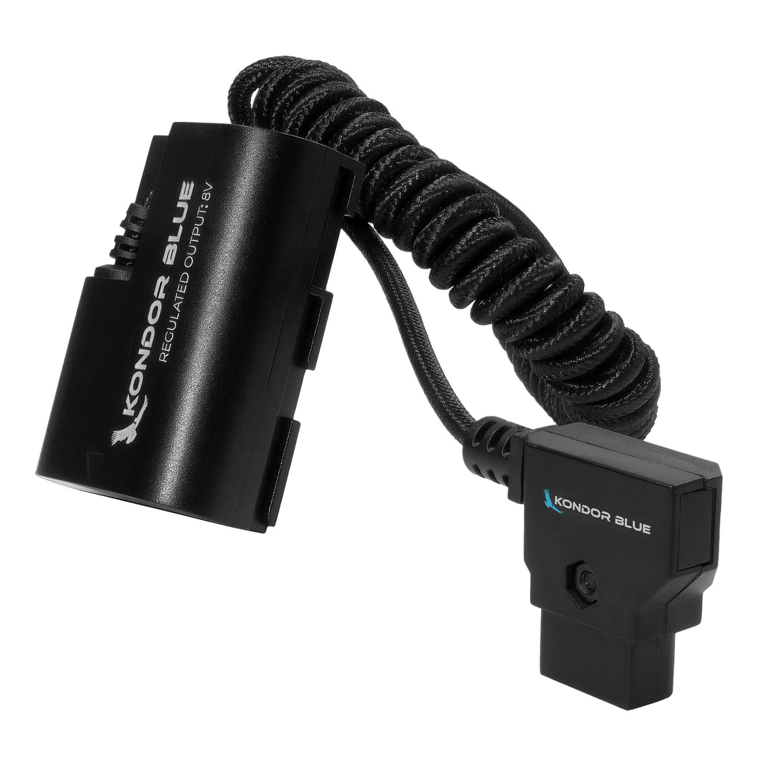 D-Tap to Canon LP-E6 Dummy Battery Coiled Cable - 16