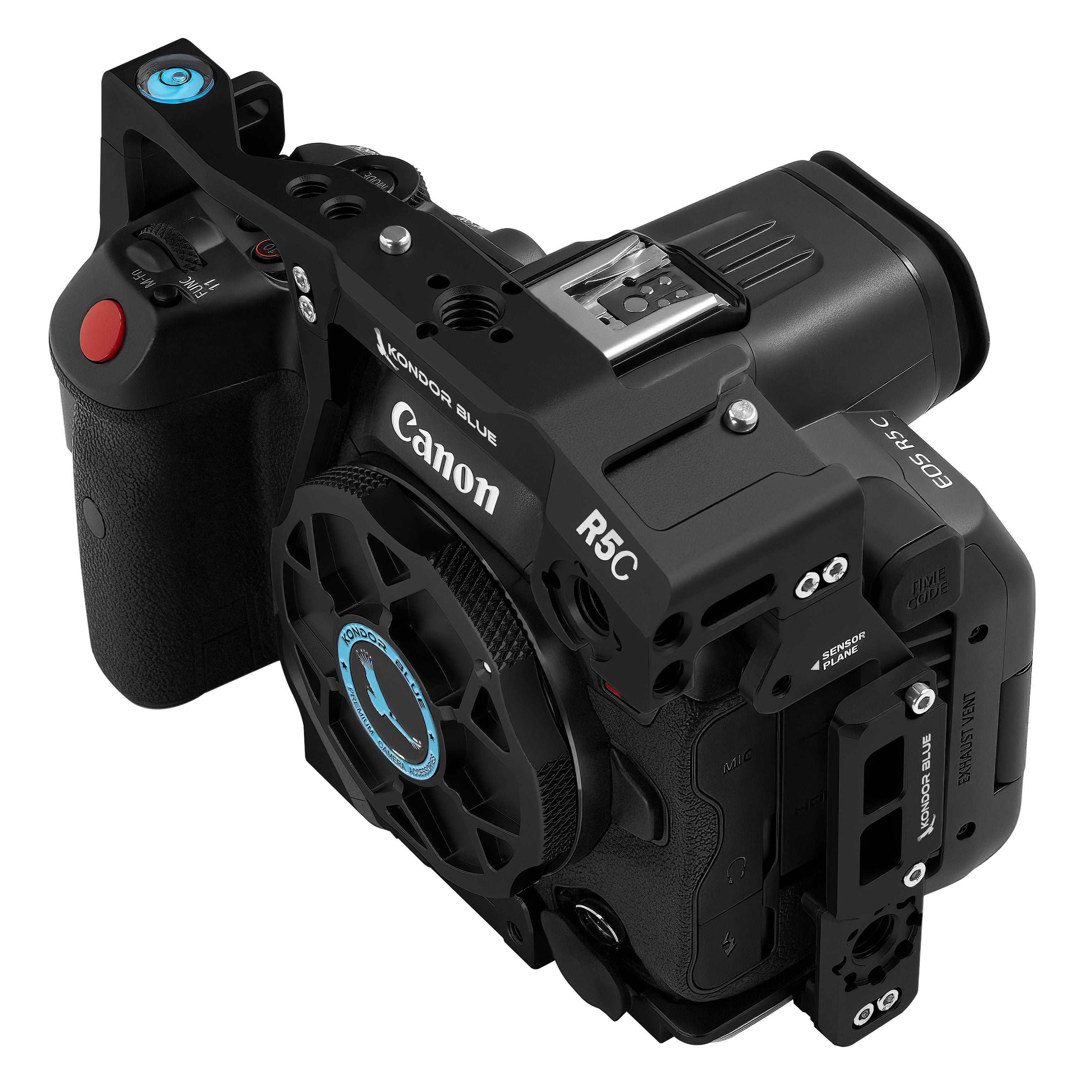 Canon R5C 実用品(Kondor Blue ケージ)+おまけ付 Canon R5C Cinema Cage - Space Gray or Black | Kondor Blue