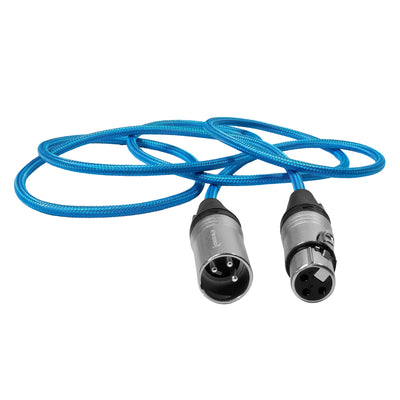 Male XLR to Female XLR Audio Cable for Professional Balanced Sound