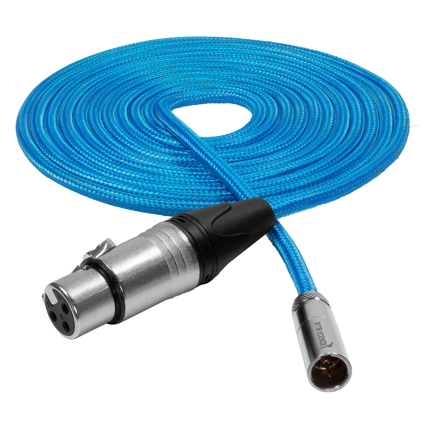 Kondor Blue Mini-XLR Male to XLR Female Audio Cable for Canon C70 & BMPCC  6K/4K (Blue, 16)