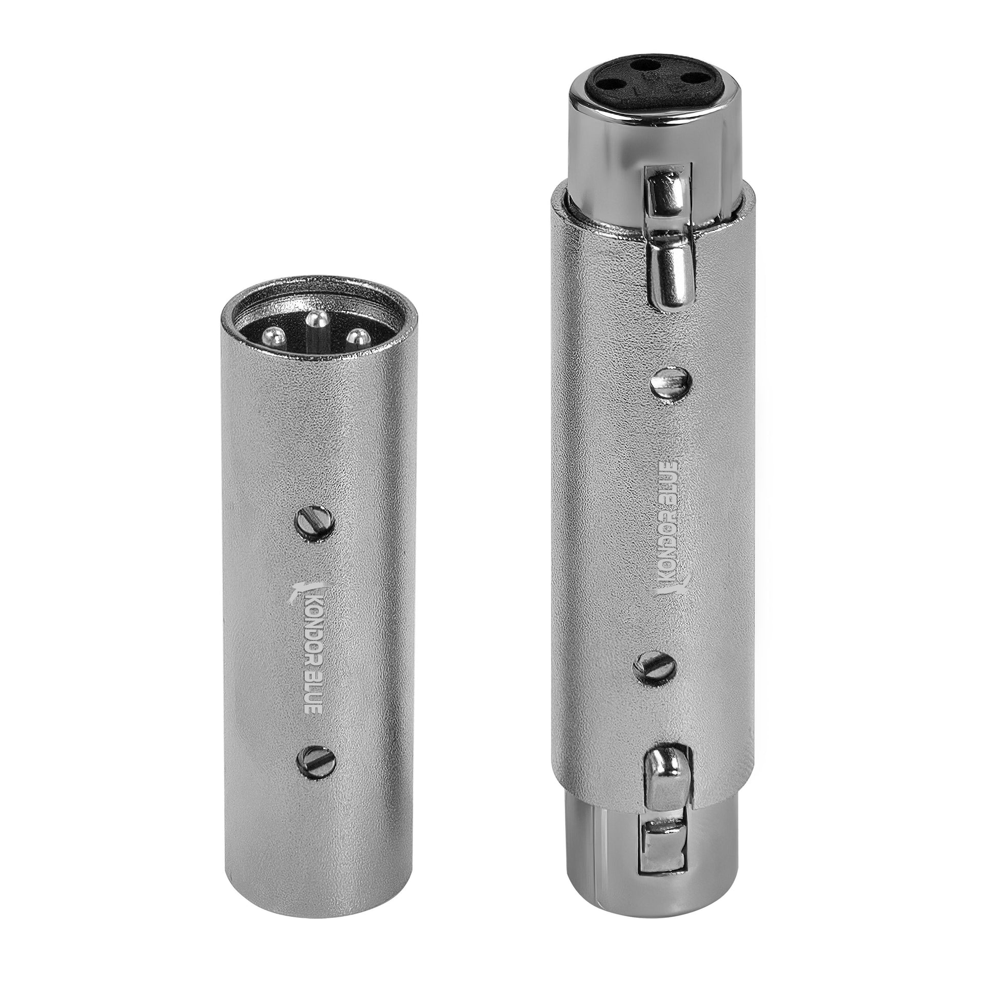 3 Adaptateurs XLR Mâle à Mâle - Changeur De Genre/Coupleur - Uxcell - Lot De 3