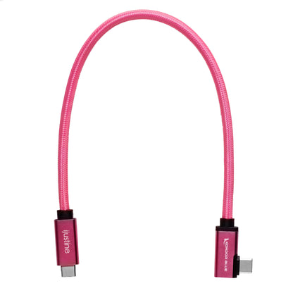 iJustine Pink USB C 3.2 Data and Charging Cable 10Gb/s Data Speed & 100W Power Delivery