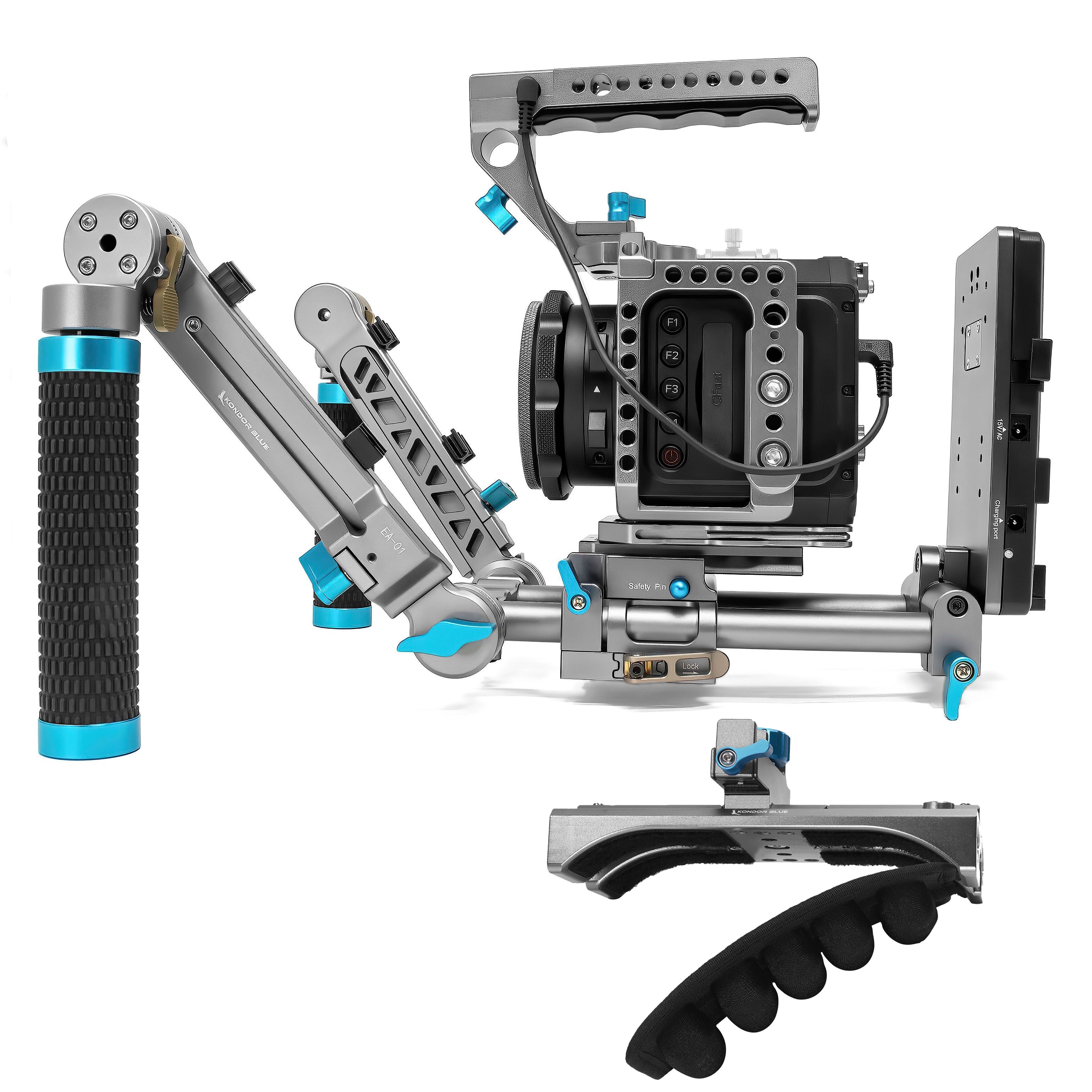 Z CAM E2 Flagship Cage (M4/S6/F6/F8) | Kondor Blue
