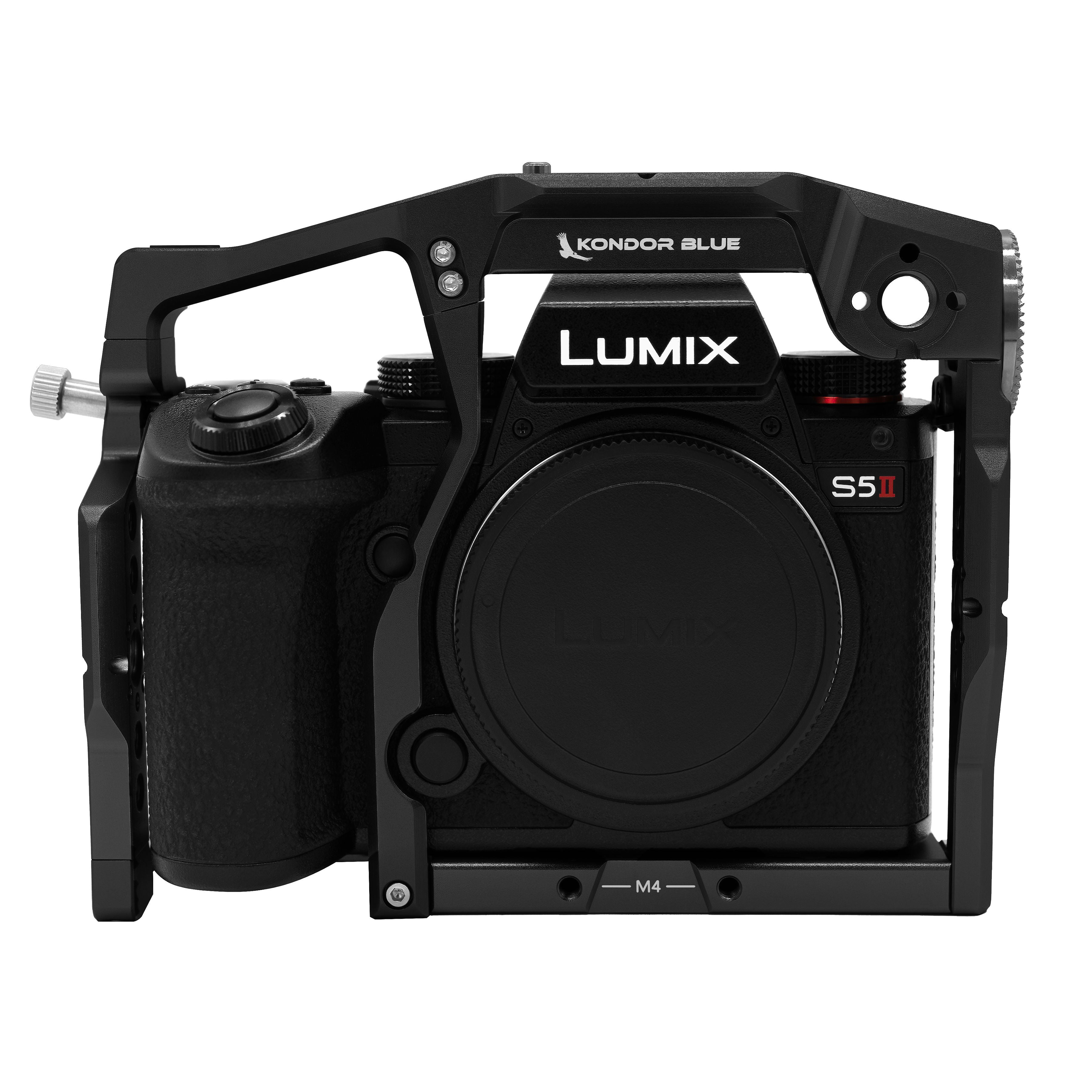 Panasonic Lumix S5II/X Cage – Modular Rig + Top Handle Option