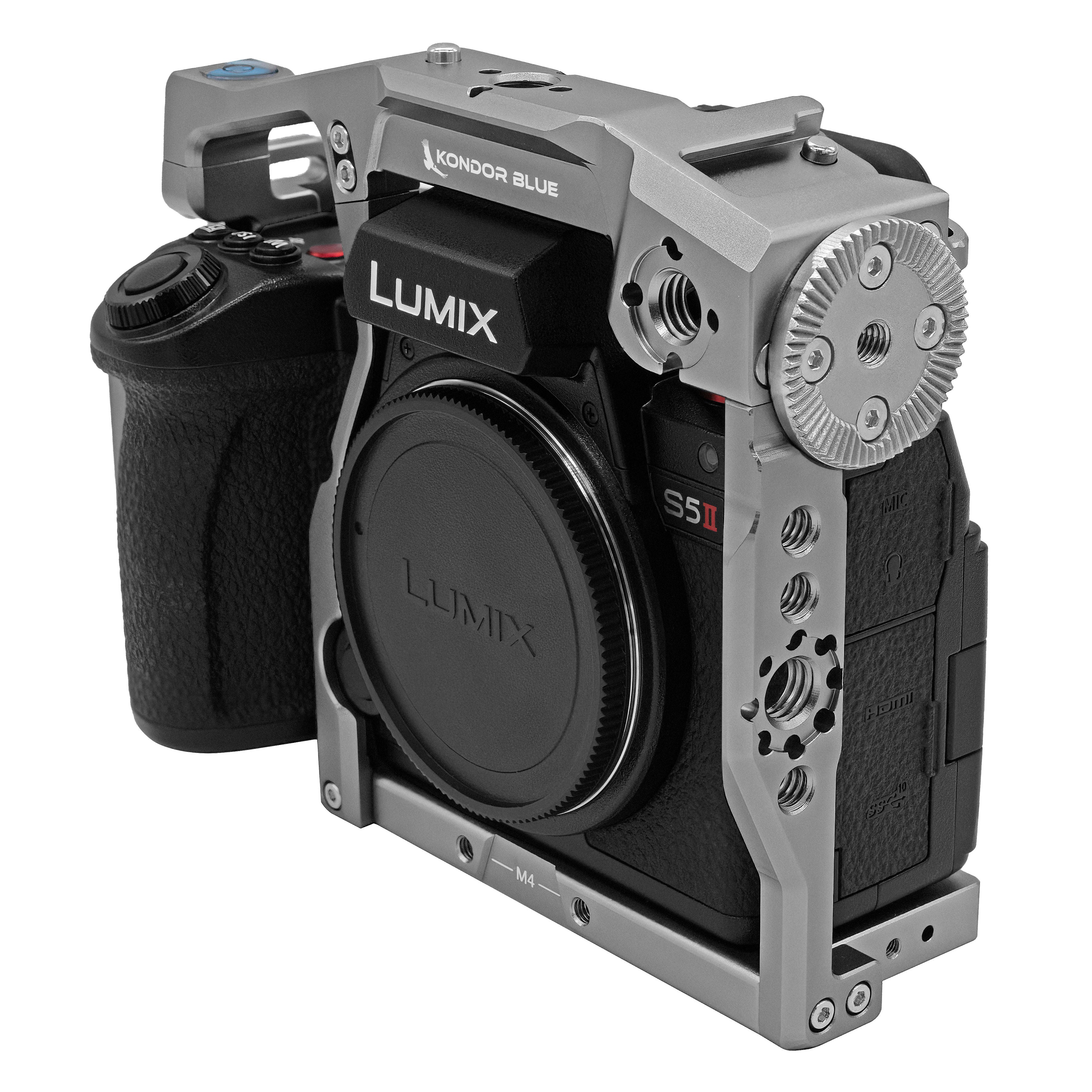 Panasonic Lumix S5II/X Cage – Modular Rig + Top Handle Option