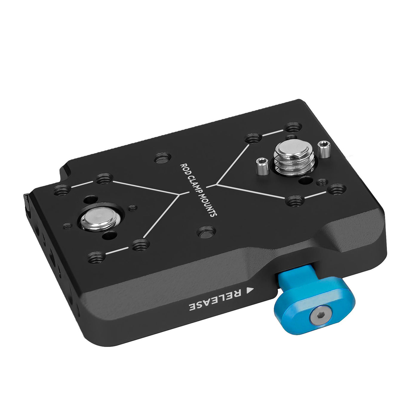 Sirui AM-VM04 - Kit Mini Base V Mount Para Baterías, Con Placas De Cuña Y Liberación Rápida, Compacto