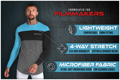 Kondor Blue Premium Lens Cleaning Microfiber T-Shirt