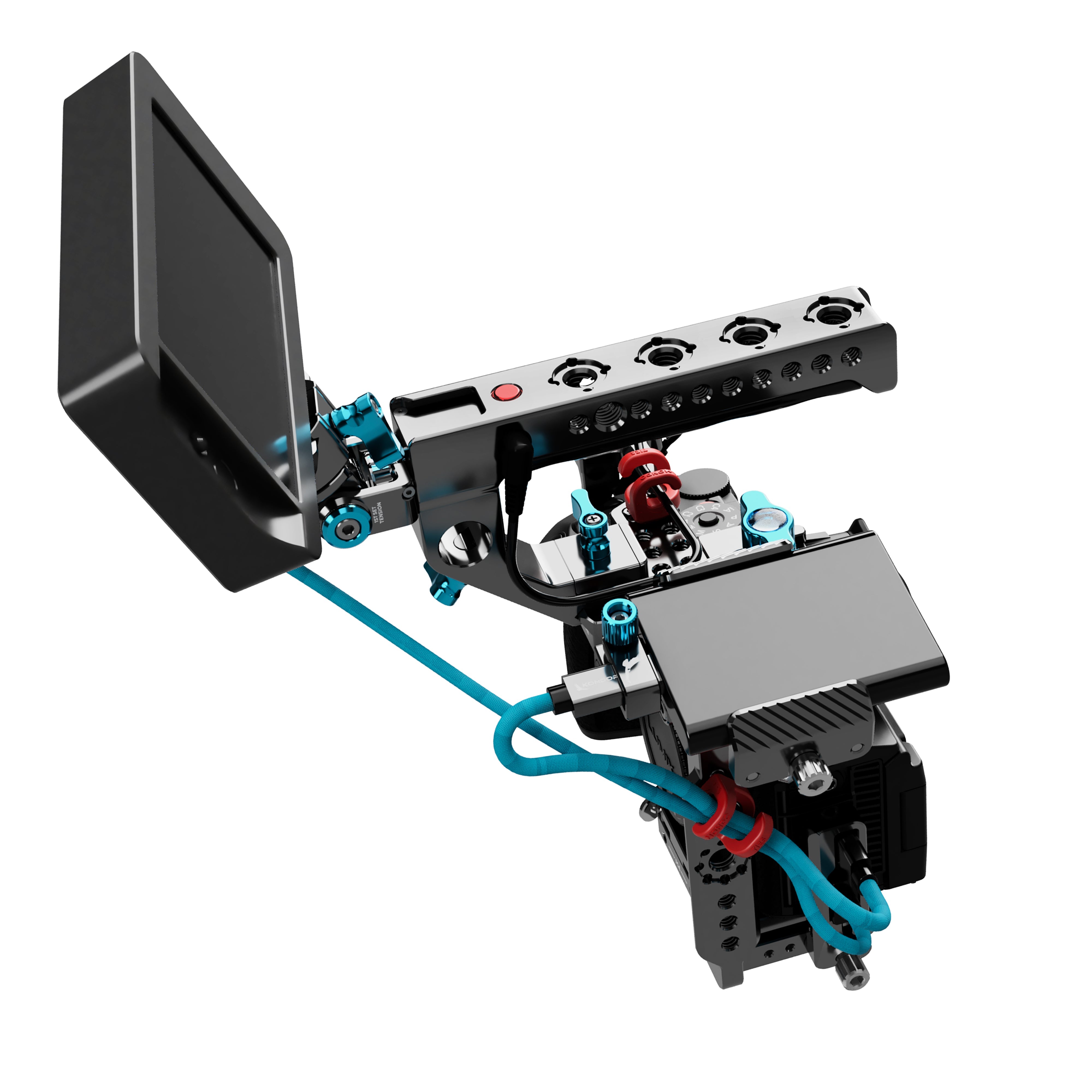 Mondo Ties Collection Set: 15 Camera Cable Management Clips
