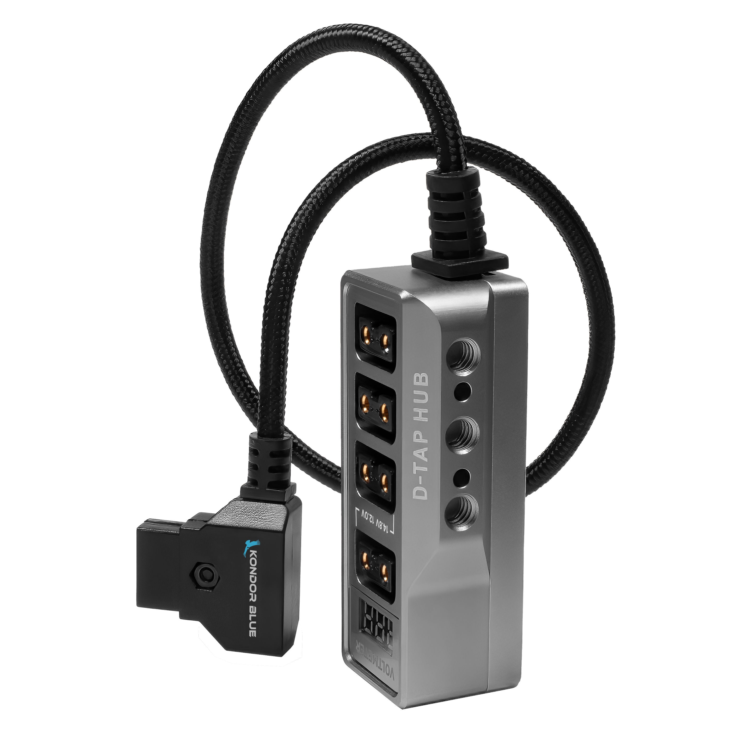 Kondor Blue D-TAP HUB 4ポート D-Tap Hub | 12V/14.8V 4-Way D-Tap Splitter | Kondor Blue