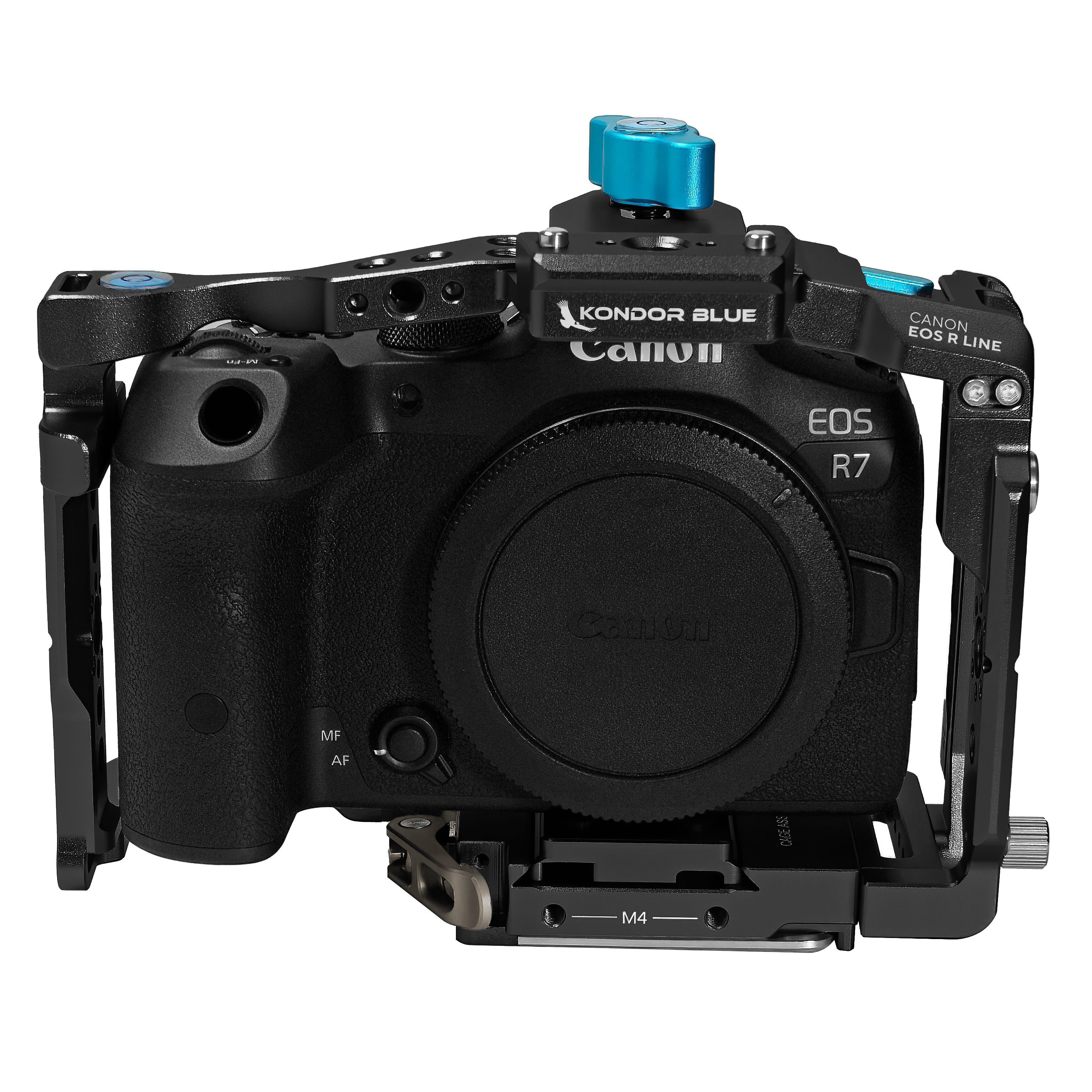 Canon R7 Arca Cage + Base Rig MKII & Top Handle Options – Kondor Blue