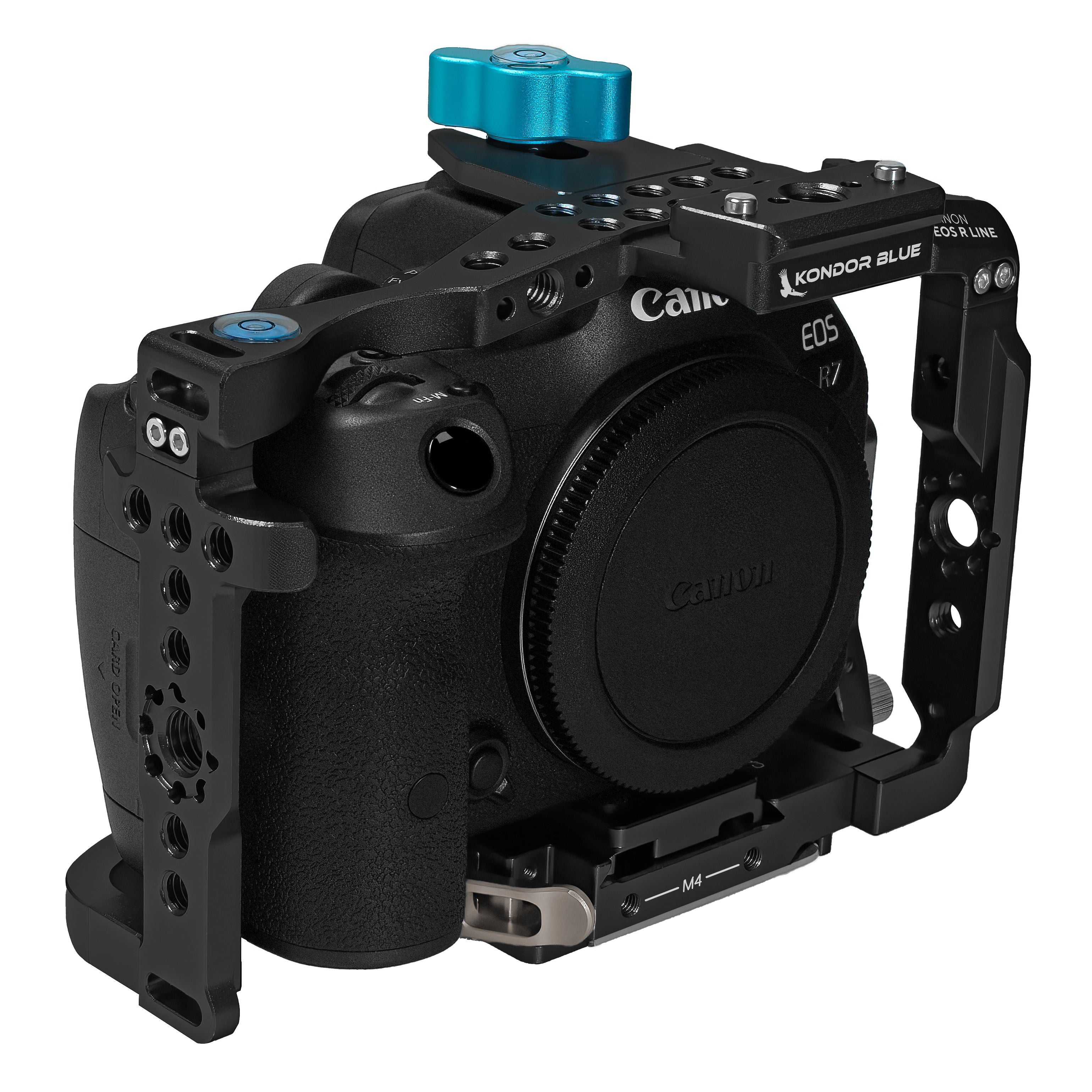 Canon R7 Arca Cage + Base Rig MKII & Top Handle Options – Kondor Blue