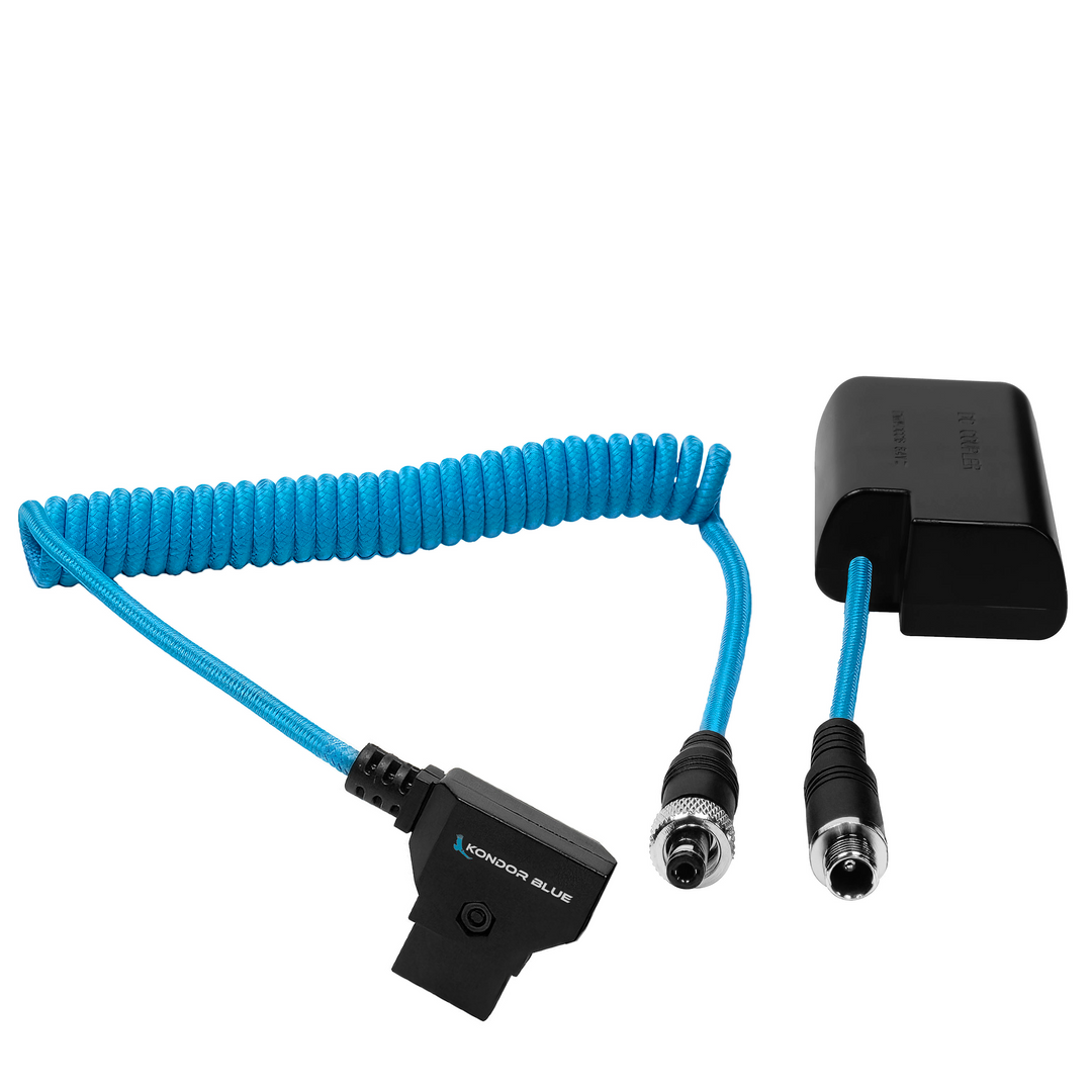 D-Tap to Panasonic S1H Dummy Battery Cable | Kondor Blue